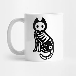 Skeleton cat Mug